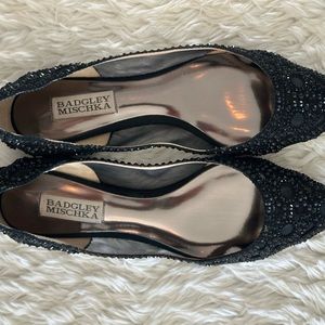 Badgley Mischka GiGi Wedding or Evening Flat Size 6.5